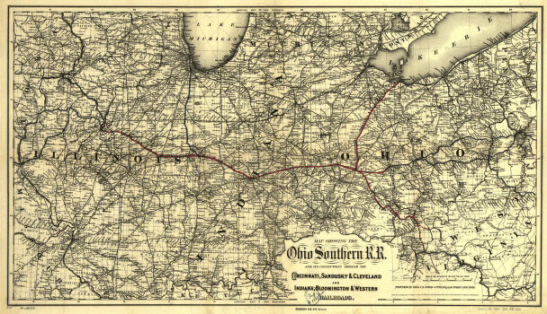 Ohio Southern railroad and its connections