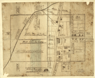 A plan of the section of land on which the Believers live in the state of Ohio, Nov. 7th, 1807.