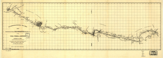 Hillsborough & Cincinnati Rail-road map