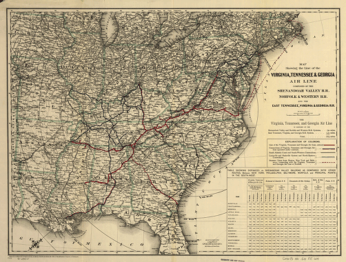Line of the Virginia, Tennessee, & Georgia Air Line