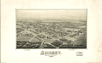 Sunset, Montague Co., Texas, 1890