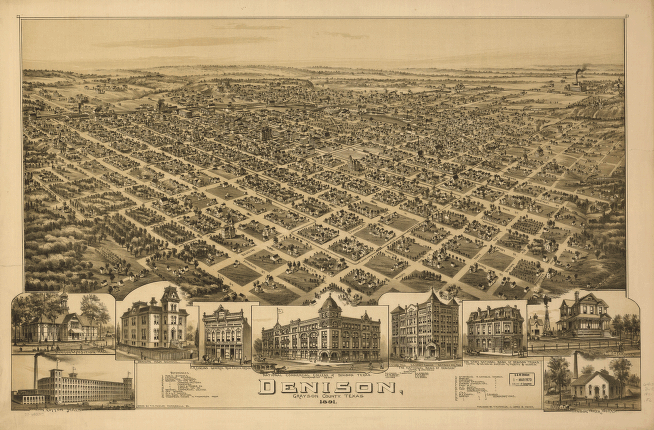 Denison, Grayson County, Texas 1891