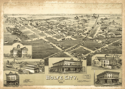 Wolfe City, Texas 1891.
