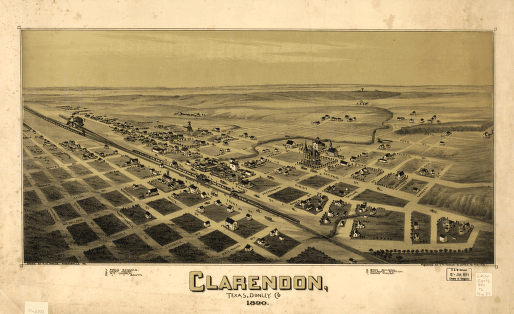 Clarendon, Texas, Donley Co. 1890