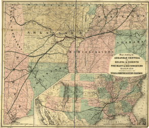 Arkansas Central, the Helena & Corinth, and the Pine Bluff & Southwestern Railroads