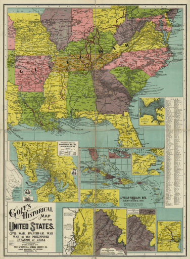 Goff's historical map of the United States