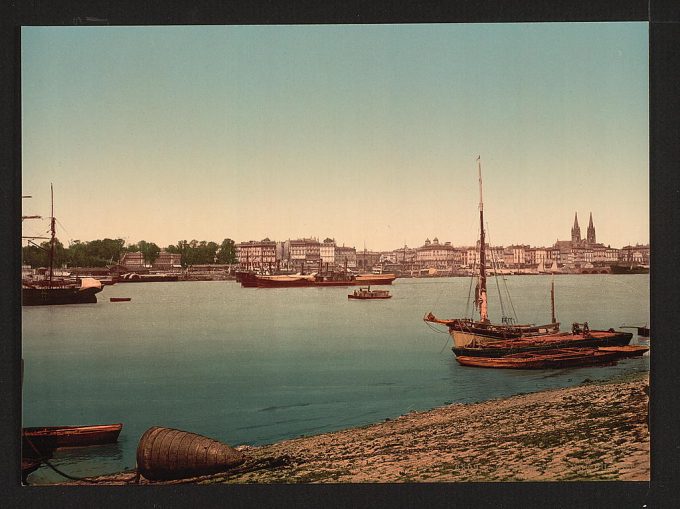 The harbor, Bordeaux, France