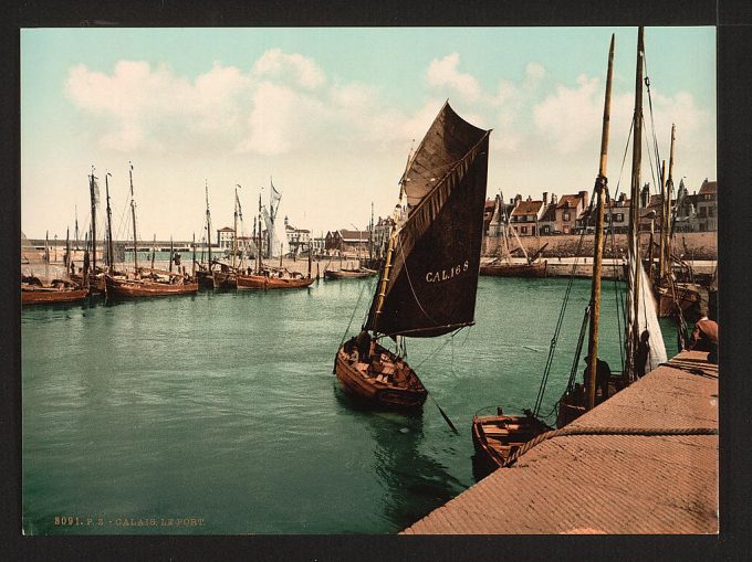 The harbor, Calais, France