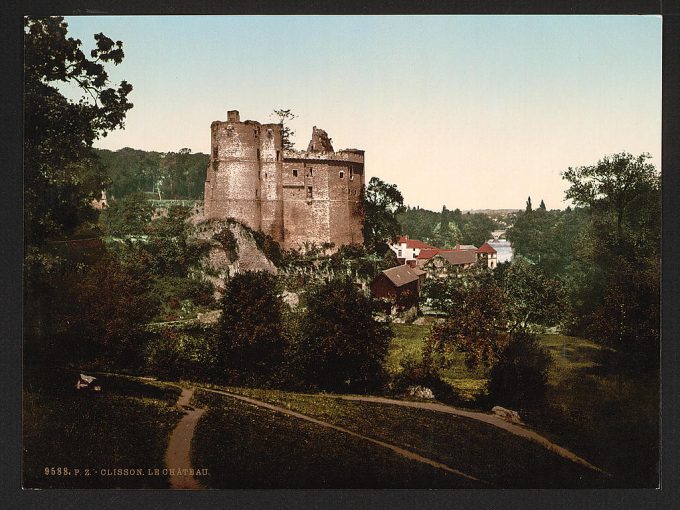 The castle, Clisson, France