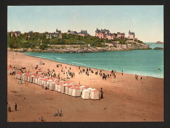 The beach, Dinard, France