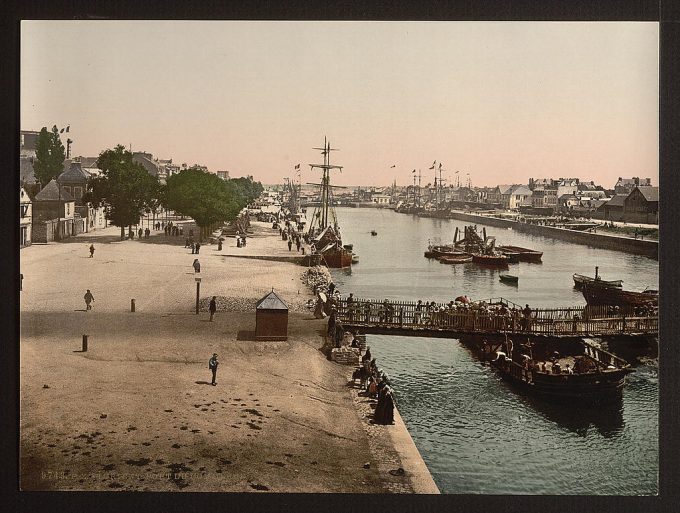 Merchant harbor, Lorient, France