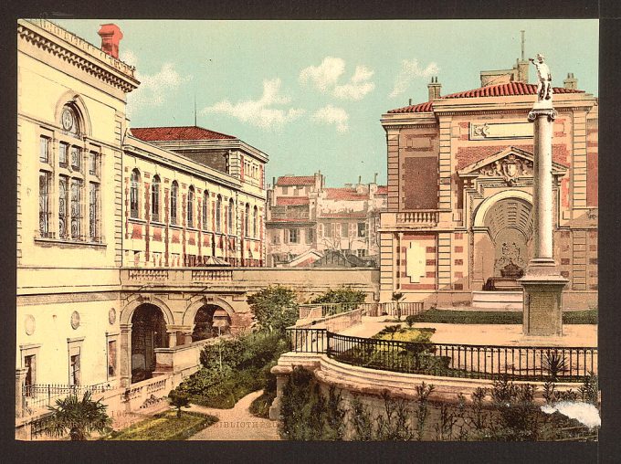 Conservatoire de musique et la bibliotheque, Marseilles, France