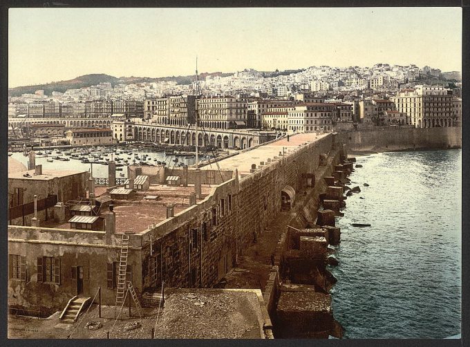 The harbor from the lighthouse, Algiers, Algeria