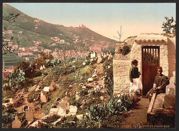 Part of the cemetery, Algiers, Algeria