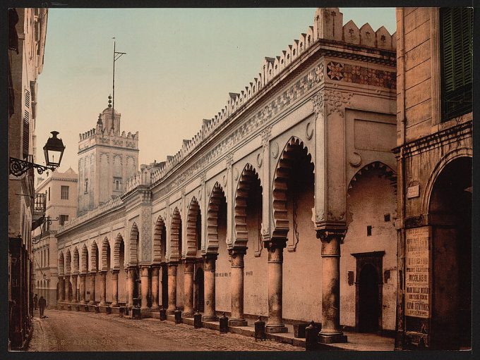 Great mosque in the marine street, Algiers, Algeria