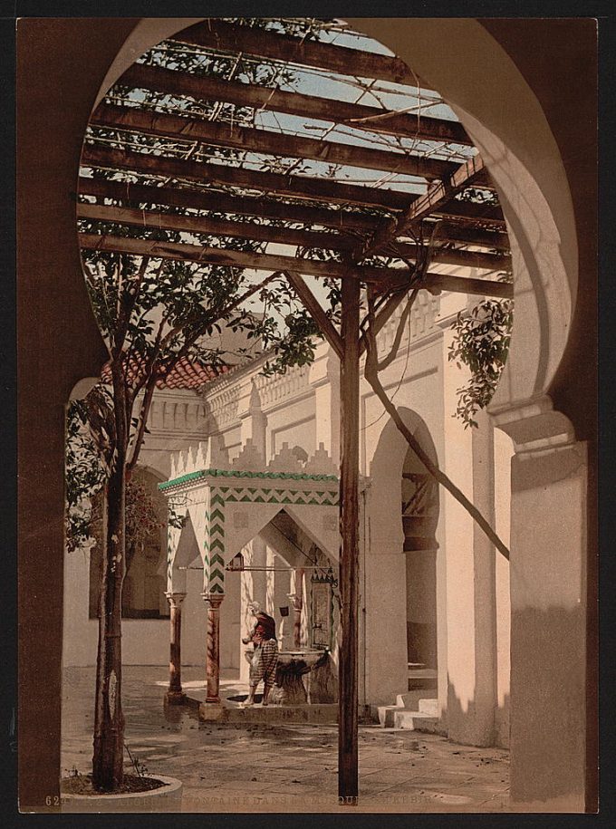 Fountain in Mosque of El Kebir, Algiers, Algeria