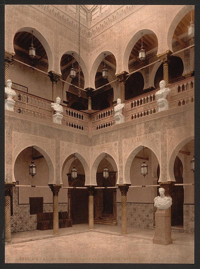 Interior of governor's palace, Algiers, Algeria