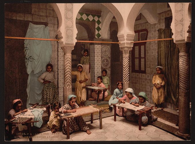 Luce Ben Aben, School of Arab Embroidery, Algiers, Algeria