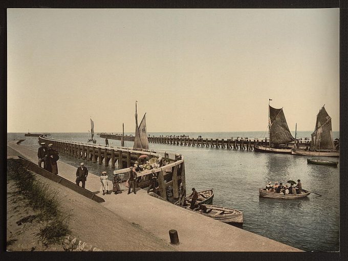 Entrance to the port, Blankenberghe, Belgium