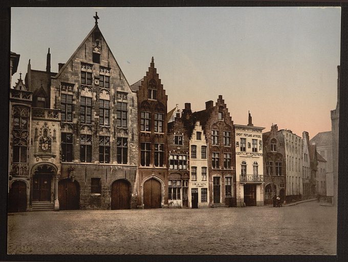 The library, Bruges, Belgium