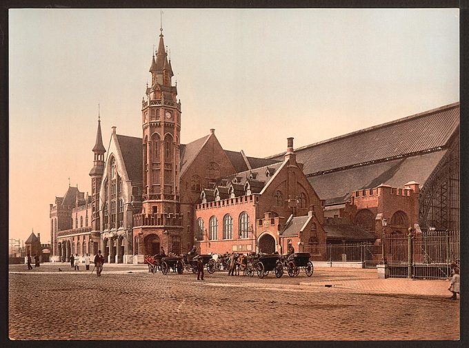 The station, Bruges, Belgium