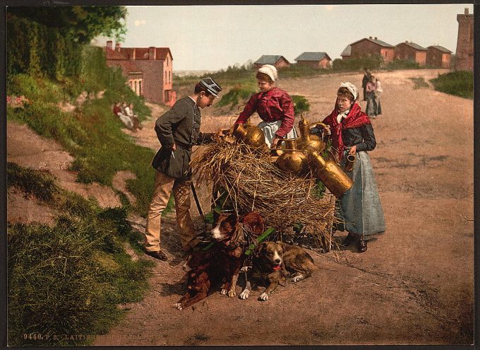 Milksellers, Brussels, Belgium