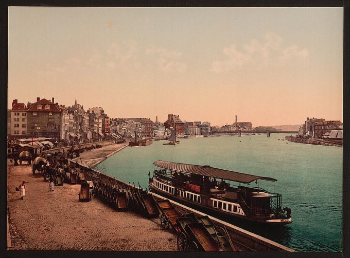 The quay, Liège, Belgium