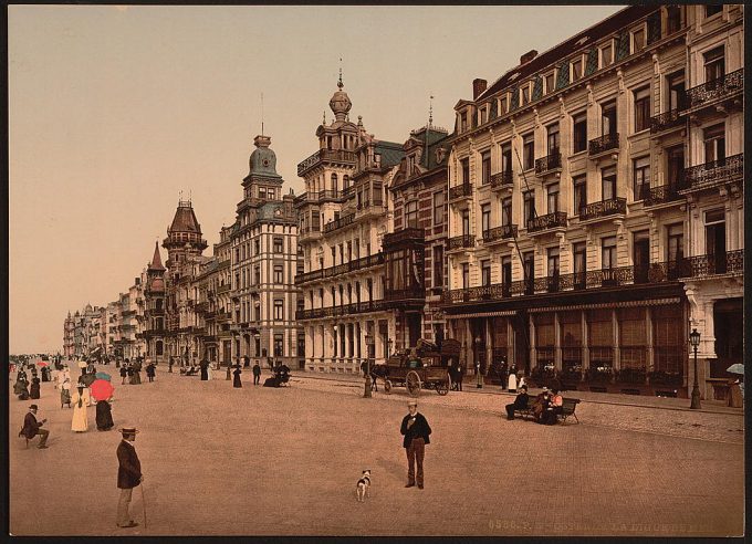 The embankment, Ostend, Belgium