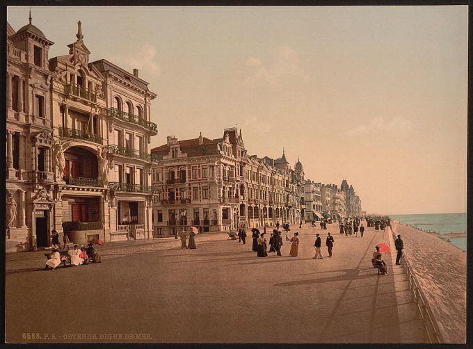 The embankment, Ostend, Belgium