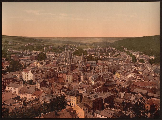 From the Bellevue Pavilion, Spa, Belgium