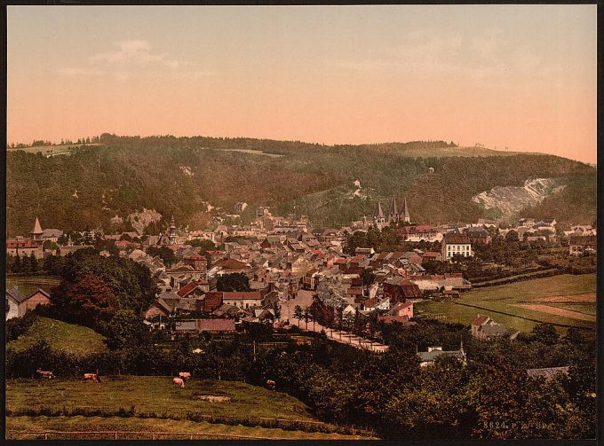 Cityscape of Spa, Belgium