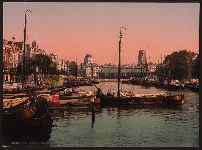 Fish market, Rotterdam, Holland