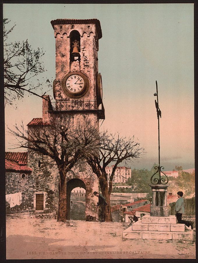 "Mont Chevalier," the tower and calvary, Cannes, Riviera