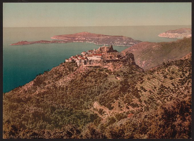 General view, Èze and St. Jean, Riviera