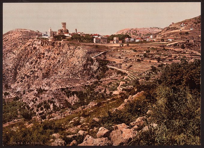 Station and village, La Turbie, Riviera