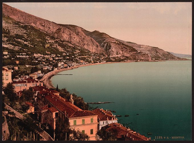 General view, Mentone, Riviera