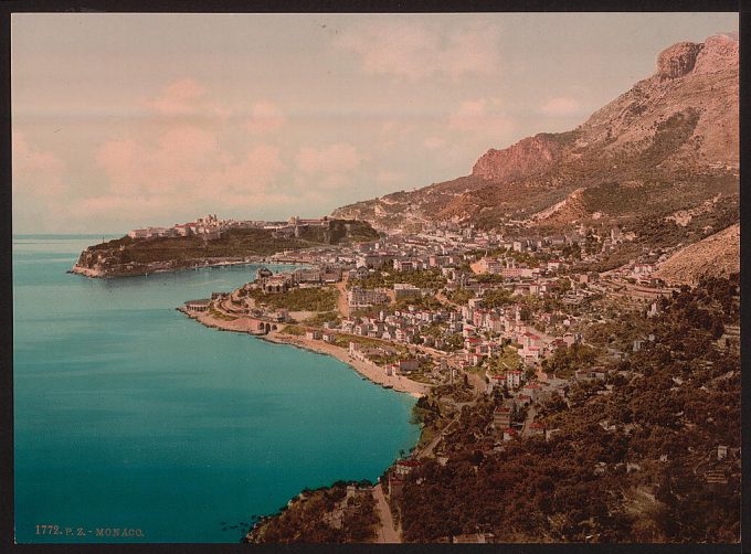 General view of the principality, Monaco, Riviera