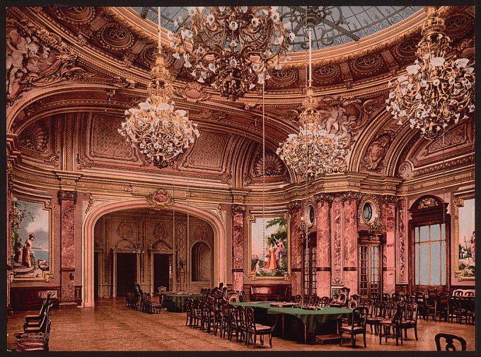 The new gambling room, Monte Carlo, Riviera