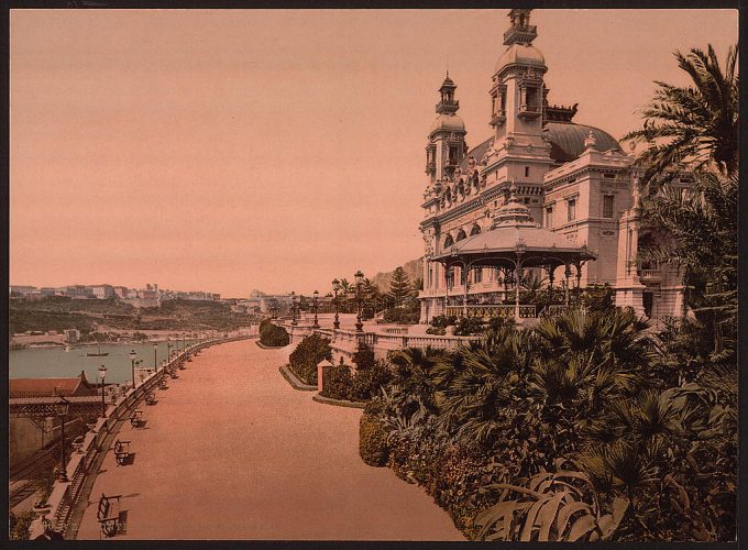 Casino entrance, with Monaco, Monte Carlo, Riviera