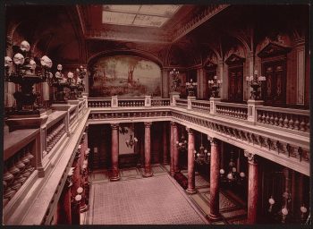 Casino entrance, atrium, Monte Carlo, Riviera