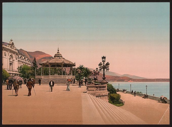 Casino entrance, the terraces, Monte Carlo, Riviera