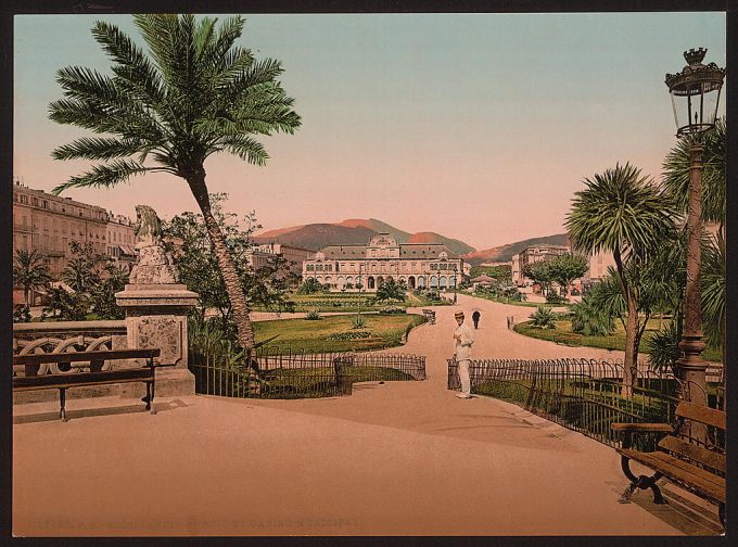 Public gardens and casino municipal, Nice, Riviera