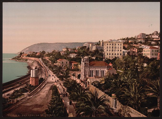 The promenade, San Remo, Riviera