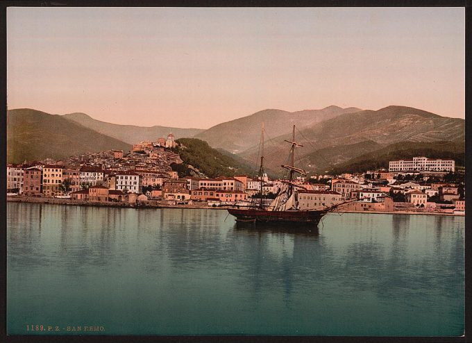 The harbor, San Remo, Riviera