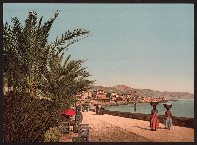 Waterfront promenade, San Remo, Riviera