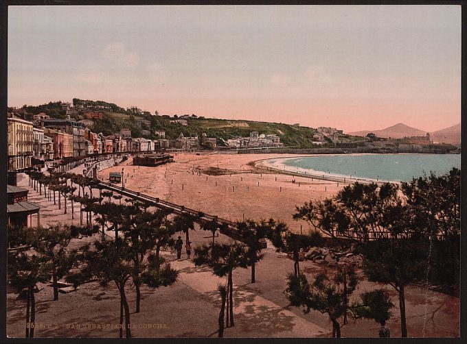 The beach, San Sebastián, Spain