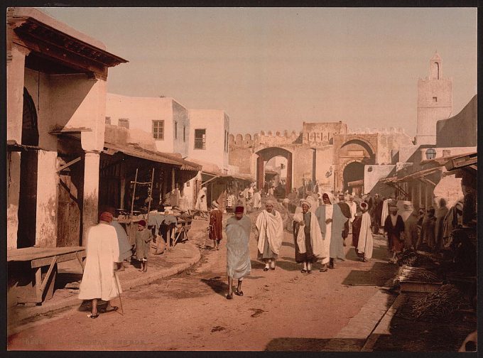 A street, Kairwan, Tunisia