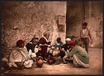 A traveling cook, Kairwan, Tunisia