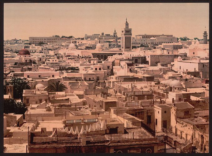 General view from Paris Hotel, Tunis, Tunisia