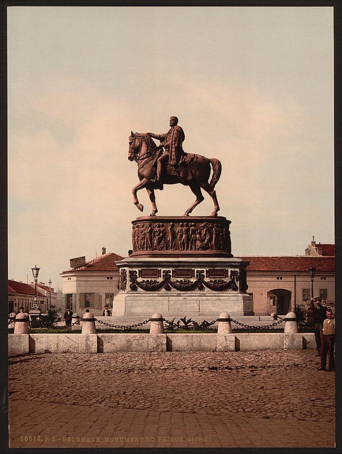 Prince Michael's monument, Belgrade, Servia